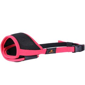 Mouth Cover To Prevent Eating Indiscriminately Large Labrador Dog (Option: Red-XS)